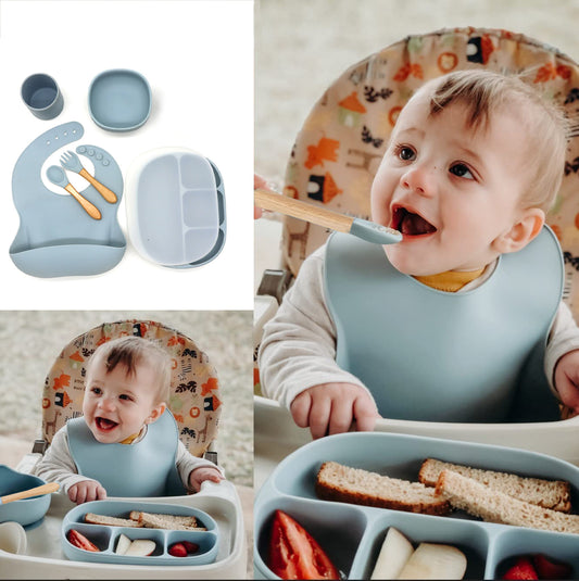 Set Diversificare Bebelusi 6 Piese, 6 Luni+, Silicon