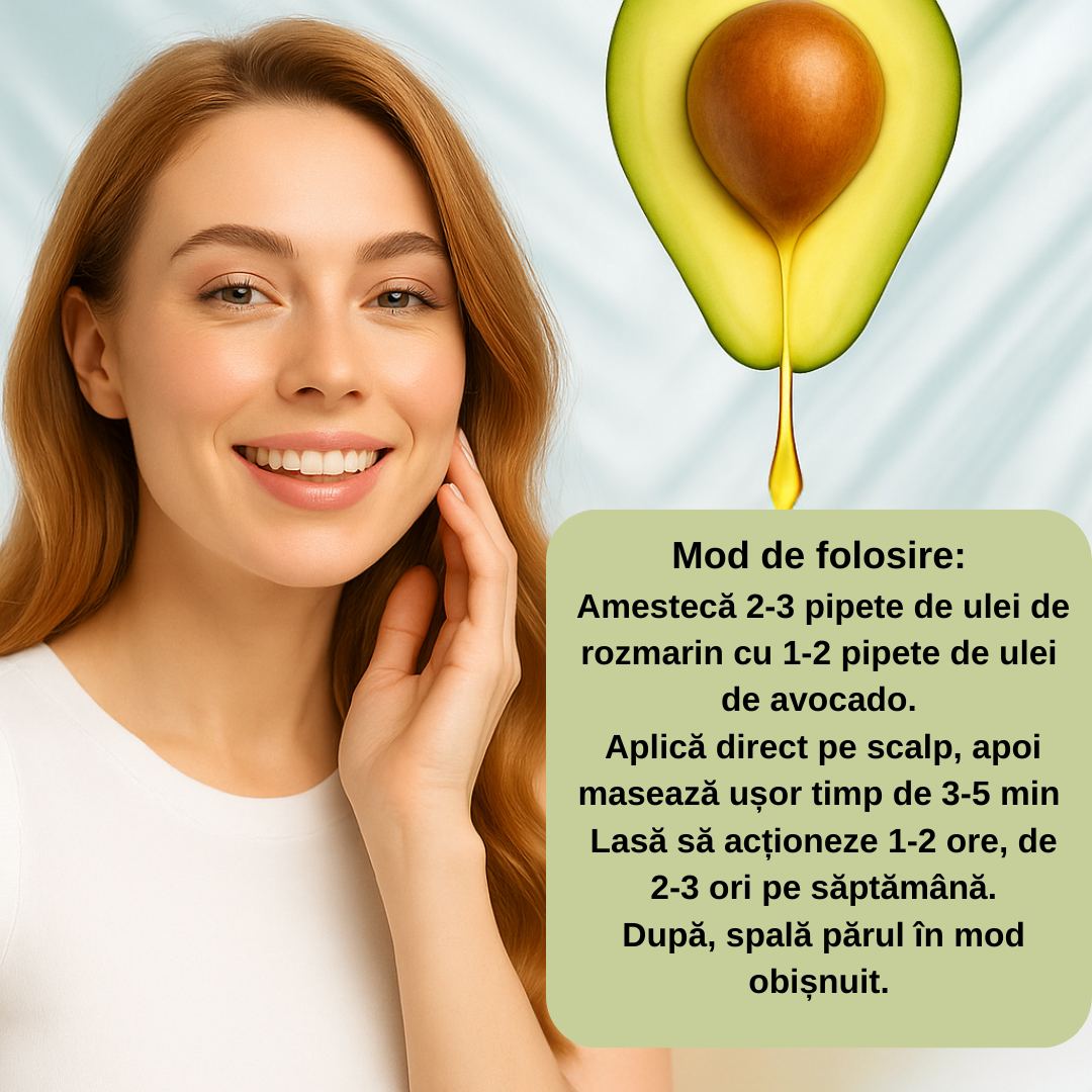 Ulei de Avocado 100% pur 100ml + Pipeta CADOU