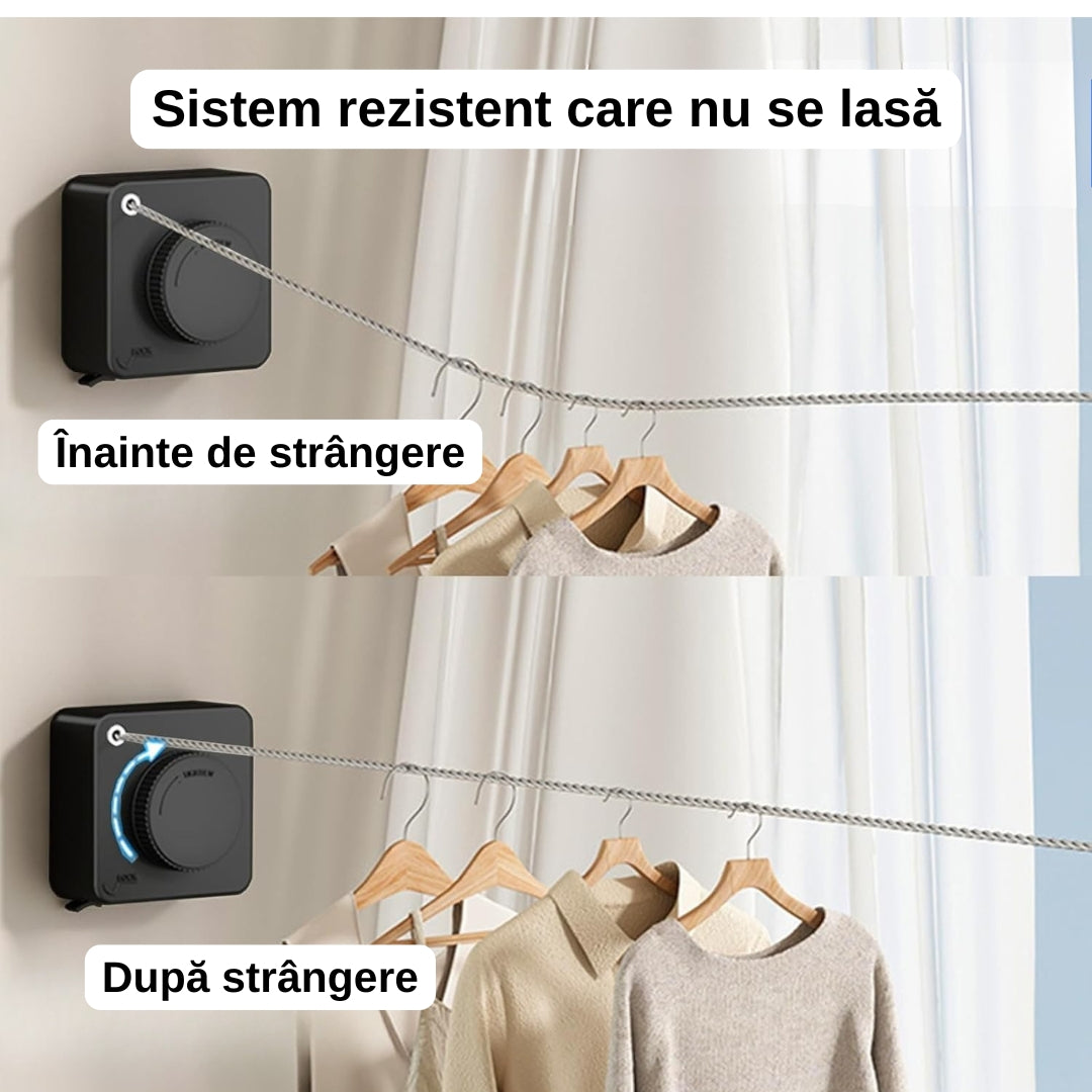 Uscător de rufe retractabil - 4,8 metri