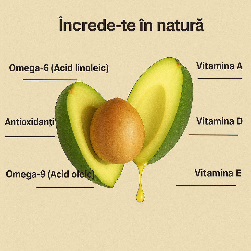 Ulei de Avocado 100% pur 100ml + Pipeta CADOU