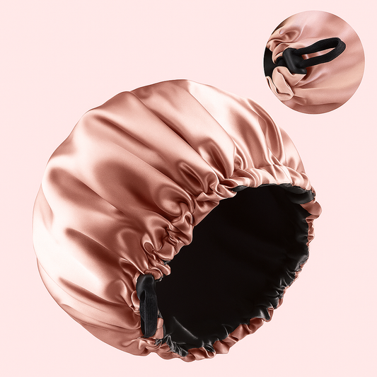 Pachet PINK Ondulare & Protejare – Scrunchie din satin + Boneta + Set de 3 ondulatoare