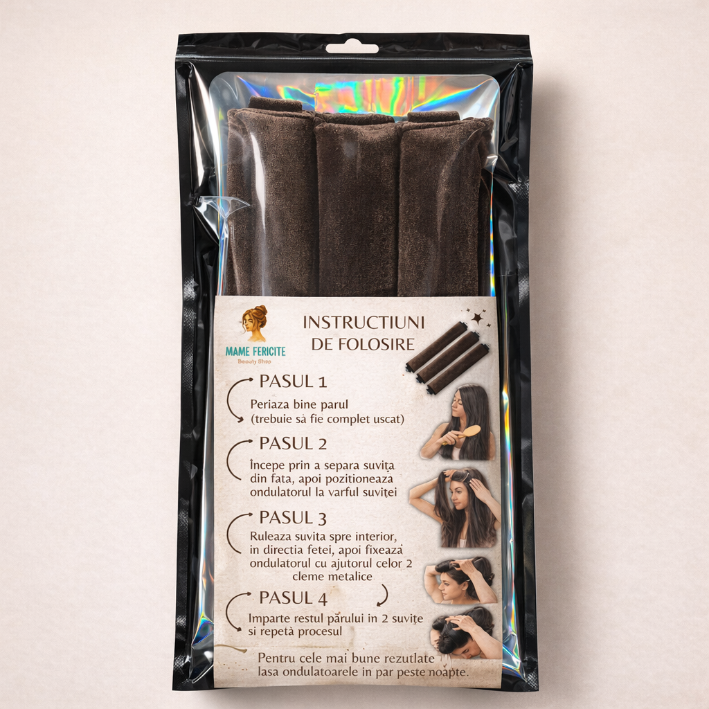 Set de 3 ondulatoare WOW fără căldură