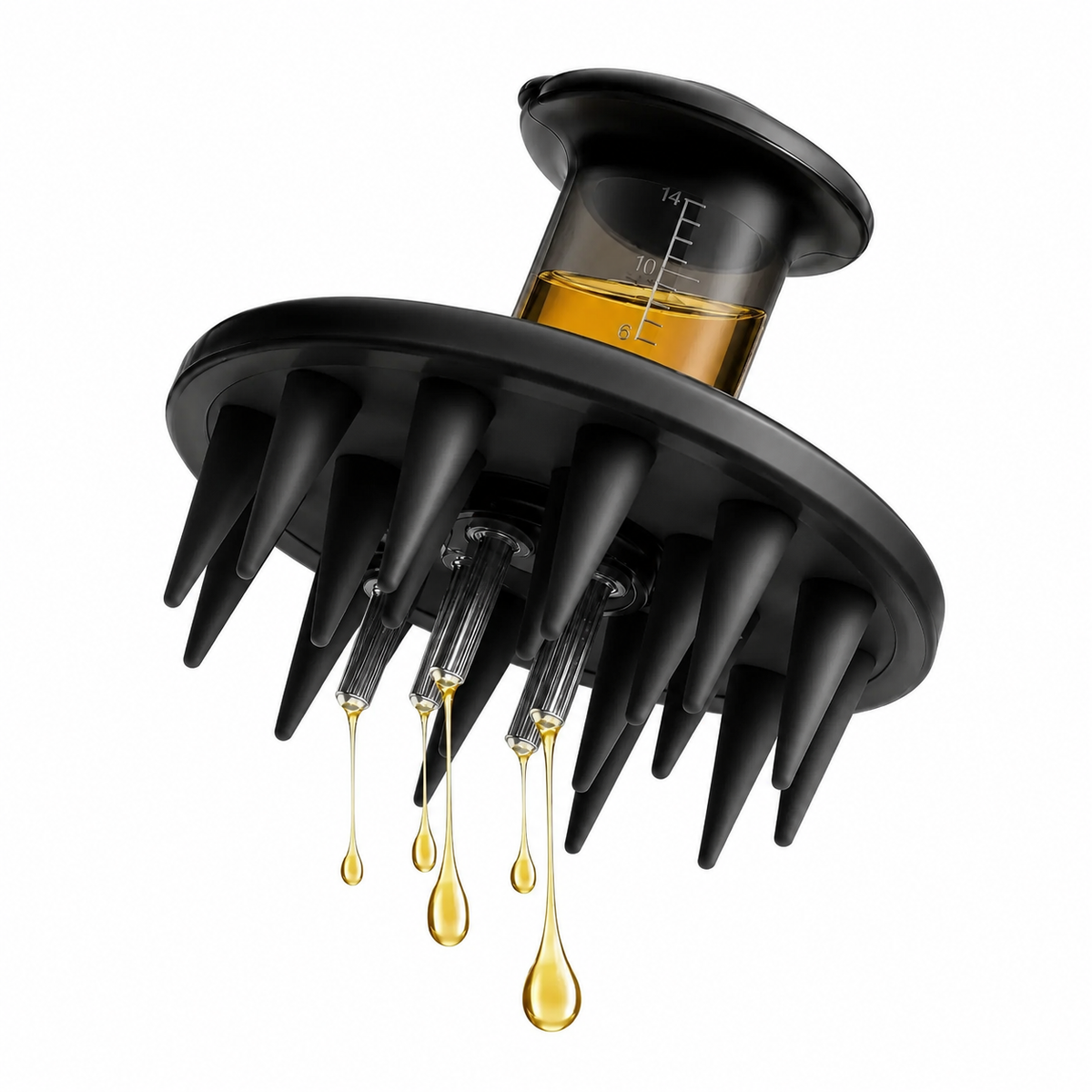Perie pentru Masaj Scalp cu Aplicator de Ulei
