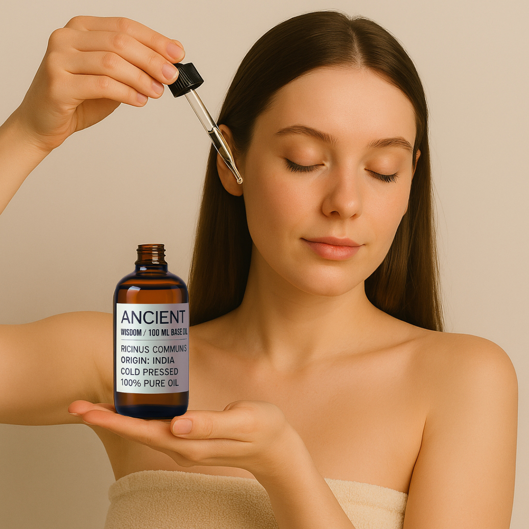 Ulei de Ricin 100% Presat la rece 100ML + Pipetă CADOU