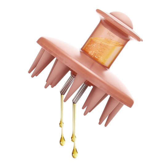 Perie pentru Masaj Scalp cu Aplicator de Ulei