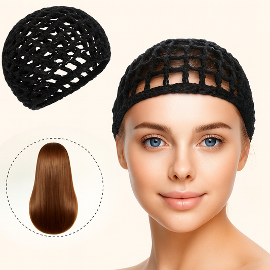 Plasă de Păr pentru Somn – Păr Drept și Mătăsos