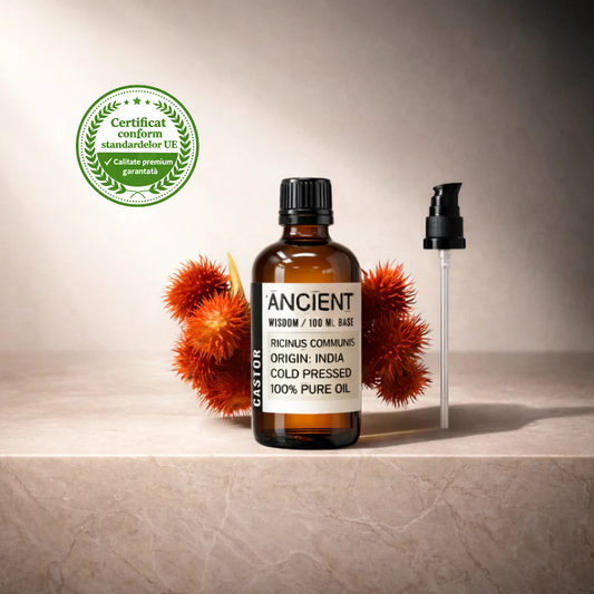 Ulei de Ricin 100% Presat la rece 100ML + Pipetă CADOU