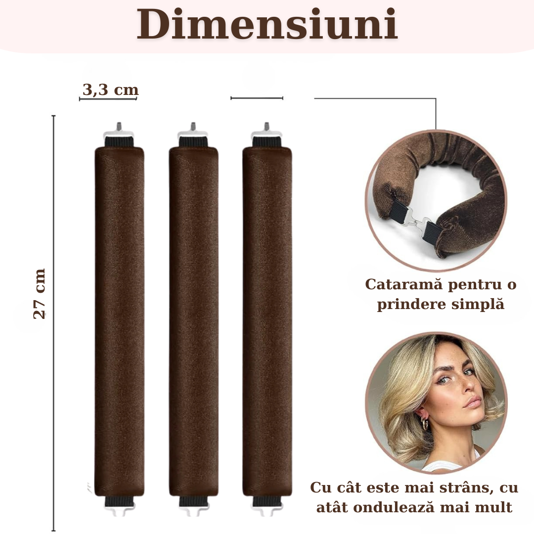 Set de 3 ondulatoare WOW fără căldură