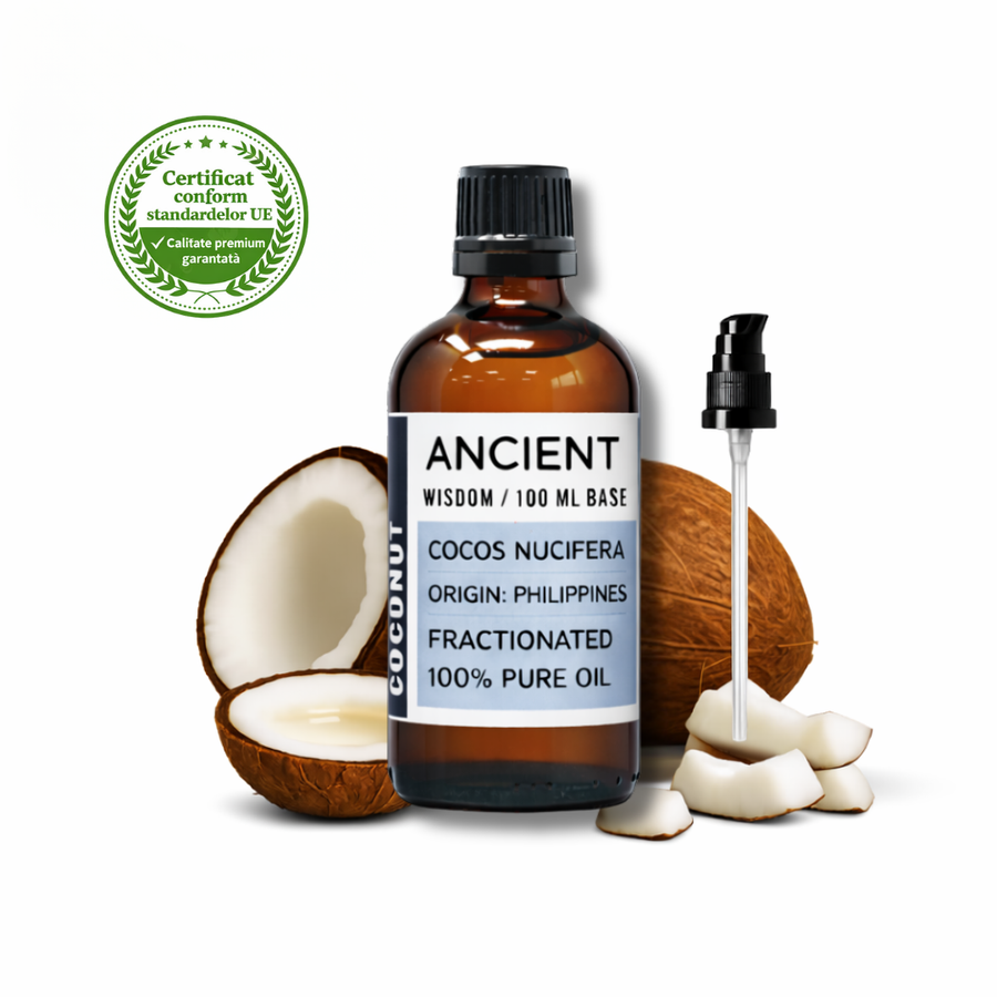 Ulei de Cocos 100% PUR- 100ml + Pipetă CADOU