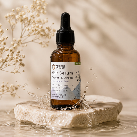 Serum Organic pentru lungime Păr - Neparfumat - 30ml