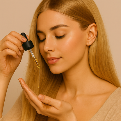 Serum Organic pentru lungime Păr - Neparfumat - 30ml