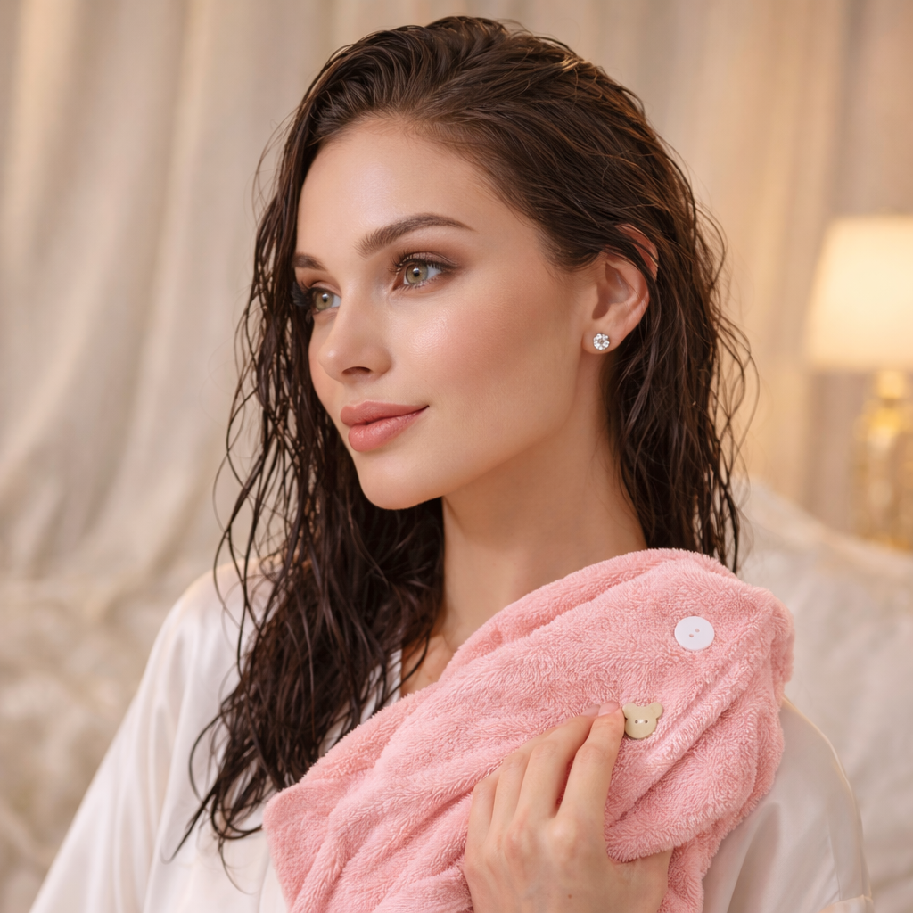 Prosop pentru păr din microfibră