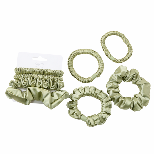Set 4 Elastice de Păr Tip Scrunchie – Colecție Premium