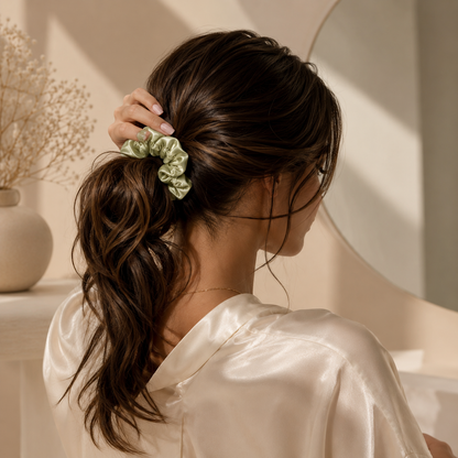 Set 4 Elastice de Păr Tip Scrunchie – Colecție Premium