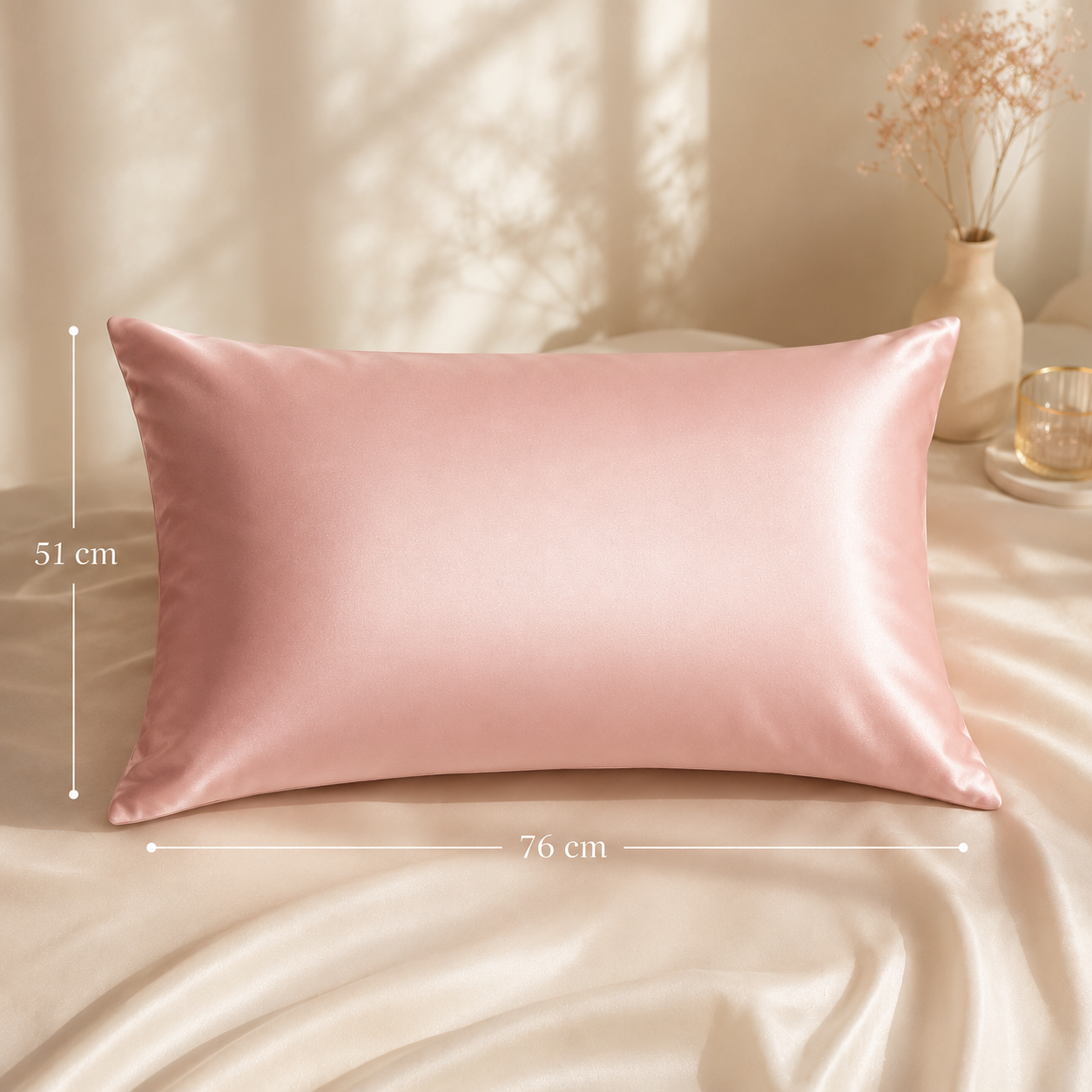 Set 2 Fețe Perna Satin