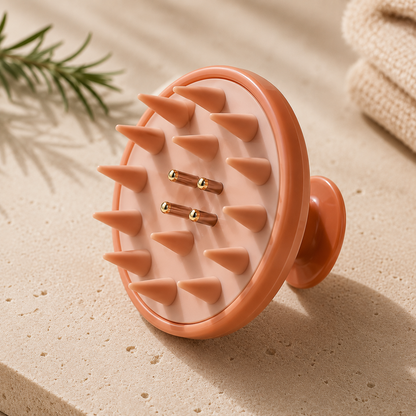 Perie pentru Masaj Scalp cu Aplicator de Ulei