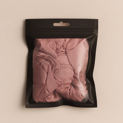 Mini Scrunchie Satinat cu dublă functie de ondulare