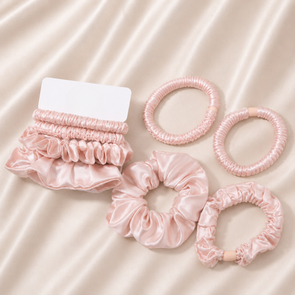 Set 4 Elastice de Păr Tip Scrunchie – Colecție Premium