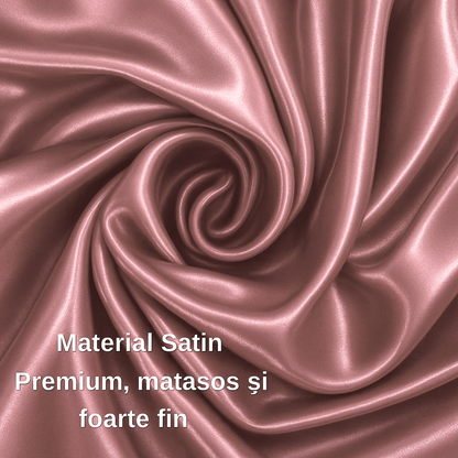 Boneta din material satinat pentru protectia parului